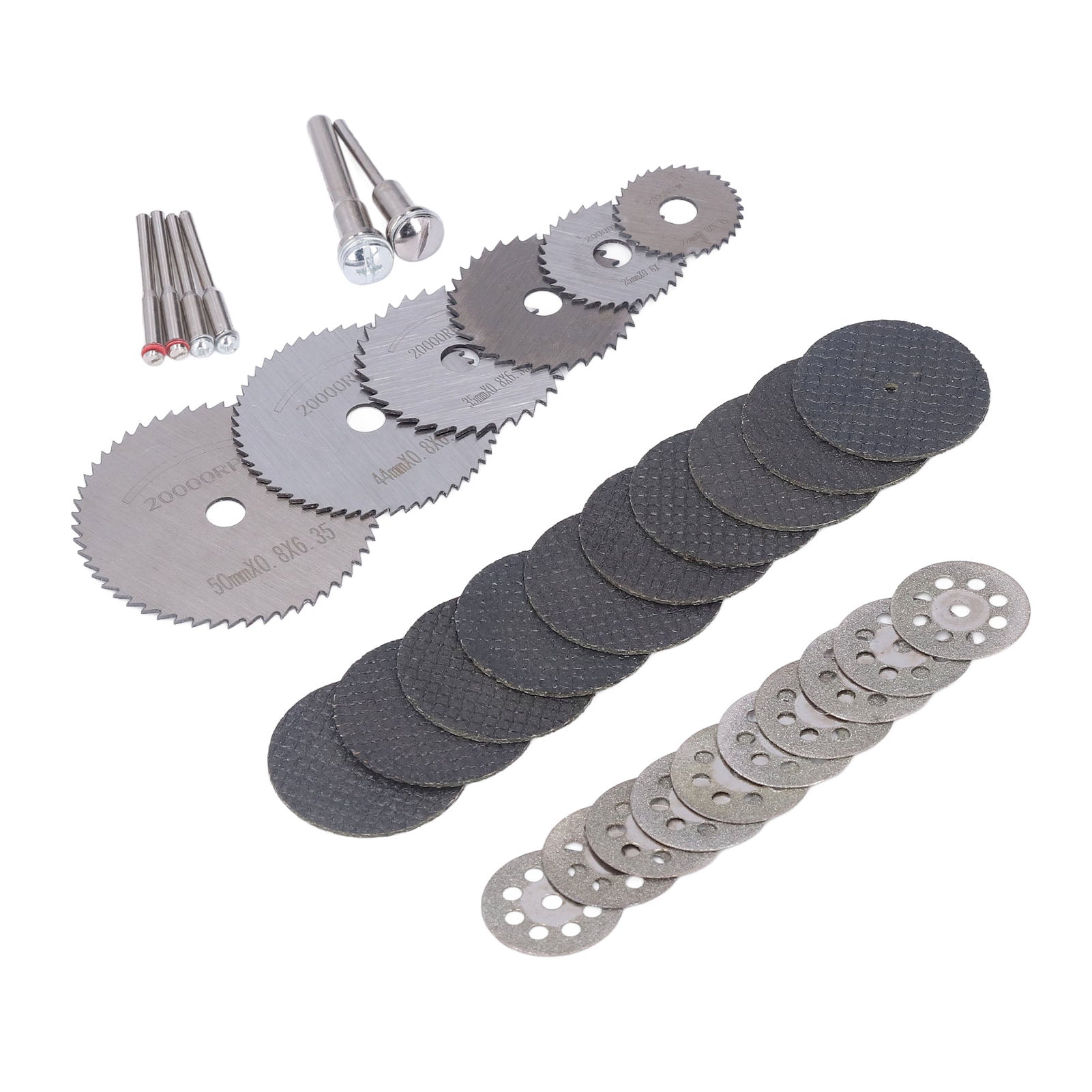 32PCS Cutting Blade Emery Grinding Blade HSS Wheel Wood Woodworking Double Mesh Grinding Wheel Set