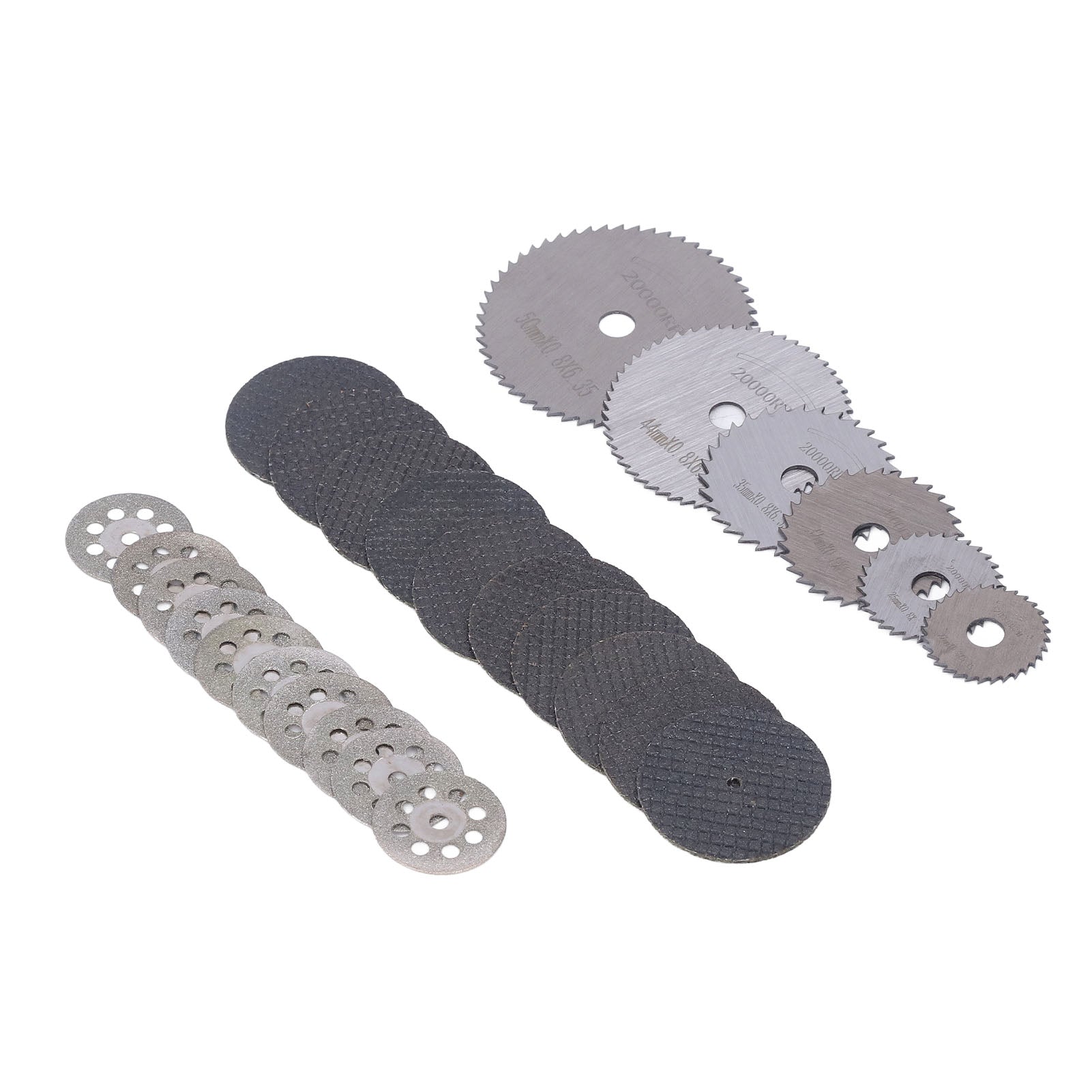 32PCS Cutting Blade Emery Grinding Blade HSS Wheel Wood Woodworking Double Mesh Grinding Wheel Set