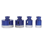 Diamond Hole Saw Kit Drill Brazed Core Bits 35 40 50 68mm M14 Thread for Glass Ceramic Granite