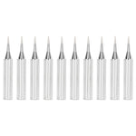 10 Pcs Solder Iron Tip Replacement Solder Station Soldering Iron Tool Universal Internal Heating Soldering Tip I Type(Pointed Head)