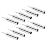 10 Pcs Solder Iron Tip Replacement Solder Station Soldering Iron Tool Universal Internal Heating Soldering Tip I Type(Pointed Head)