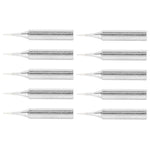 10 Pcs Solder Iron Tip Replacement Solder Station Soldering Iron Tool Universal Internal Heating Soldering Tip I Type(Pointed Head)