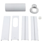 Air Conditioner Window Vent Kit Plate Universal Adapter Hose Portable AC Window Sealing Set for 150mm 130mm Hose