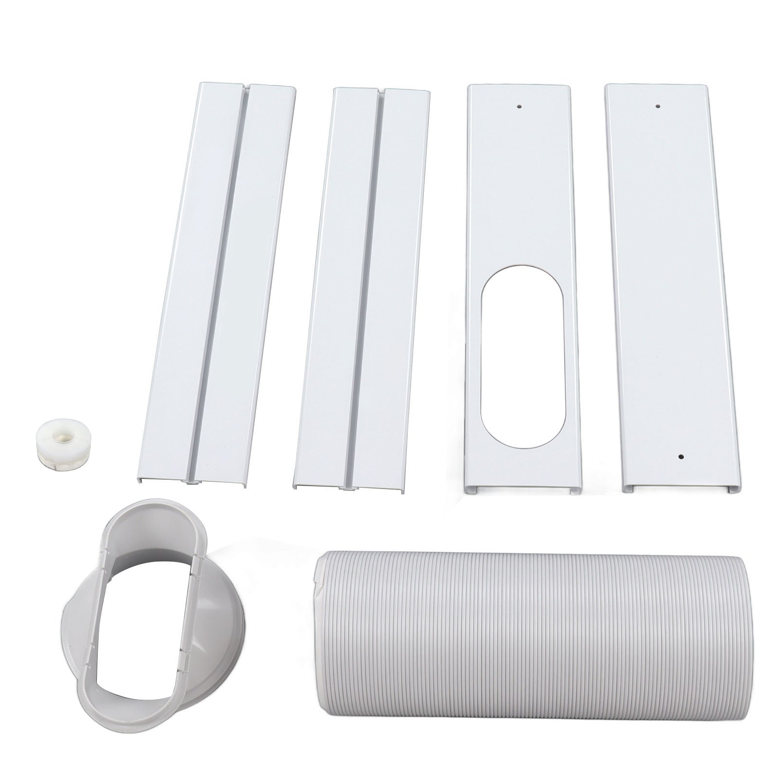 Air Conditioner Window Vent Kit Plate Universal Adapter Hose Portable AC Window Sealing Set for 150mm 130mm Hose