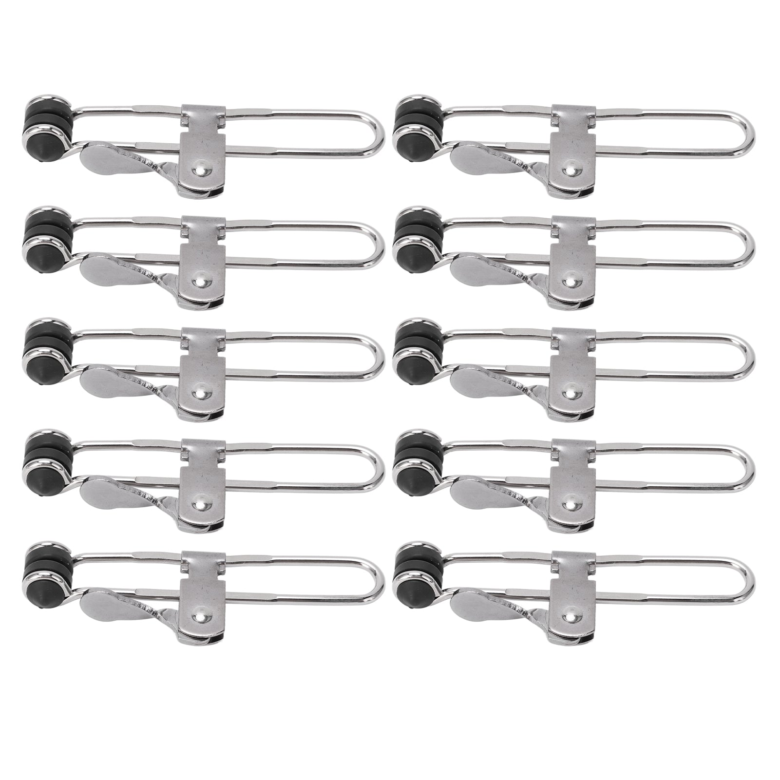 10PCS Lever Action Grid Clamp Multifunctional Stainless Steel Rust Proof Tile Mounting Clips