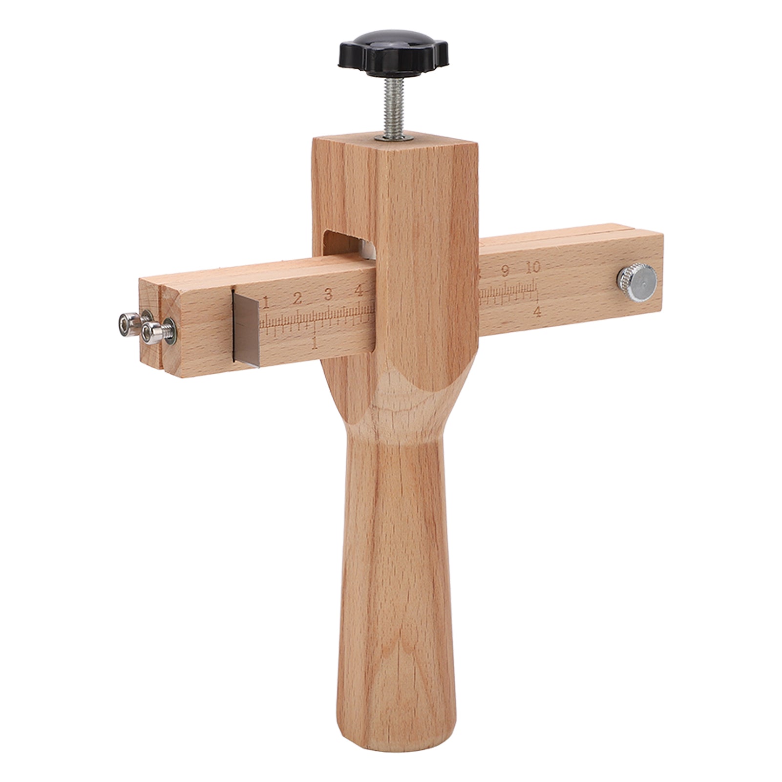 Leather Strap Cutter Adjustable Strip Craft Cutting Tool with Clear Scale for DIY