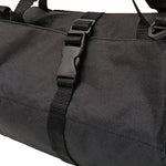 Portable Roll Up Bag with Buckle Oxford Cloth Hanging Tool Storage Bag for Hardware Automobile Parts Black