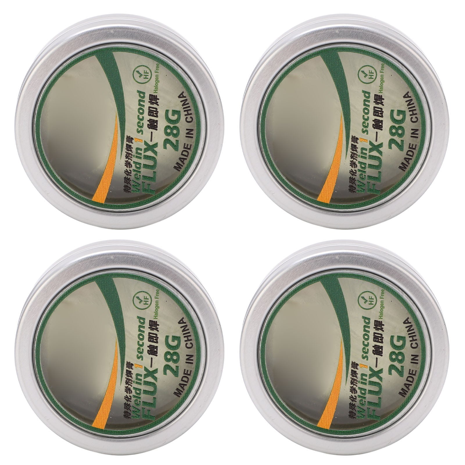 4 Pcs Soldering Tip Refresher Clean Paste Efficient Cleaning Deoxidizing Soldering Iron Tip Tin Paste 28g