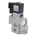Pneumatic Solenoid Valve 2 Position 3 Way Electric Controller G1/4in K23JD‑8 10 HzDC24V