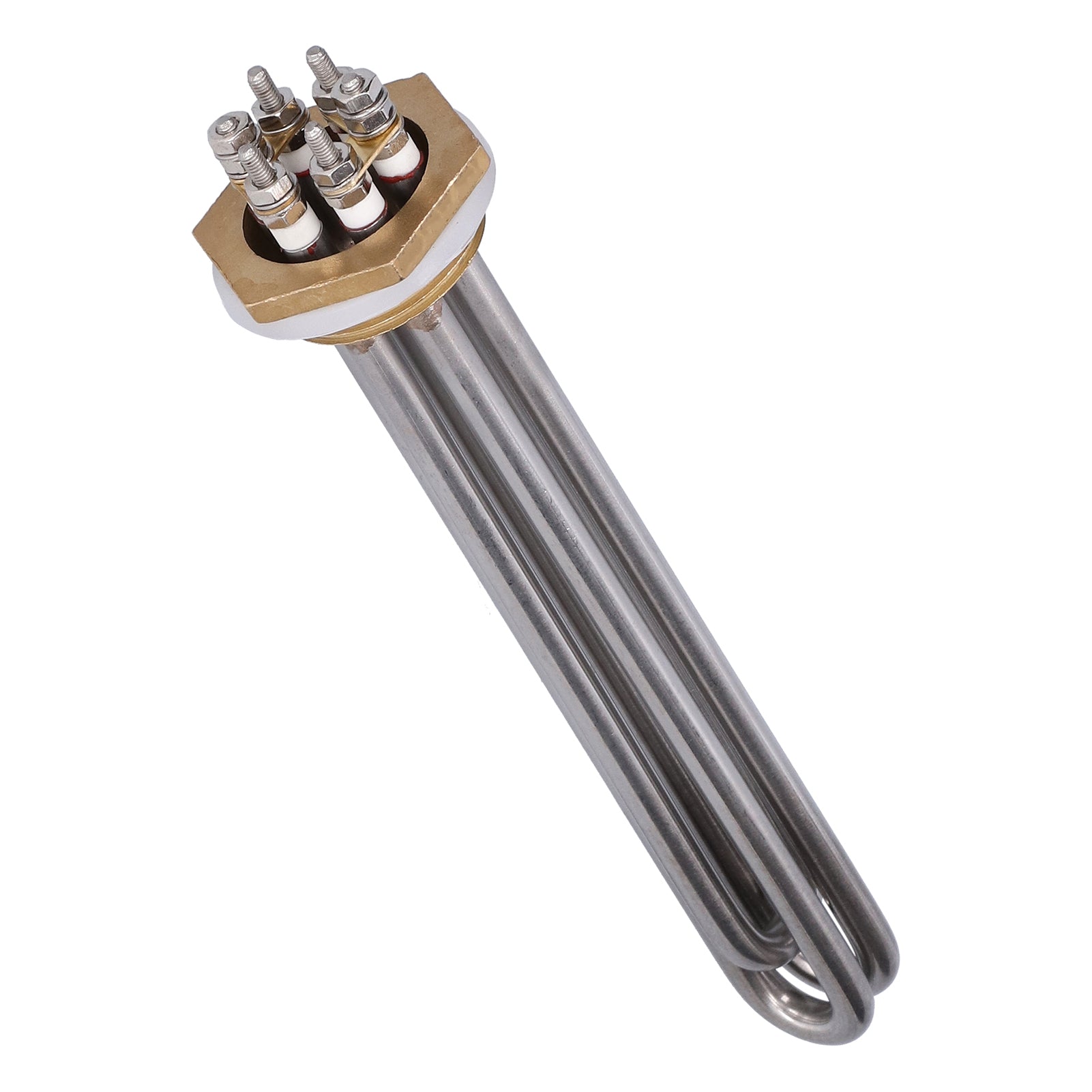 Heating Tube Electric Stainless Steel Rod Industrial Supplies 1.25in BSP Brass Thread DC24V 900W