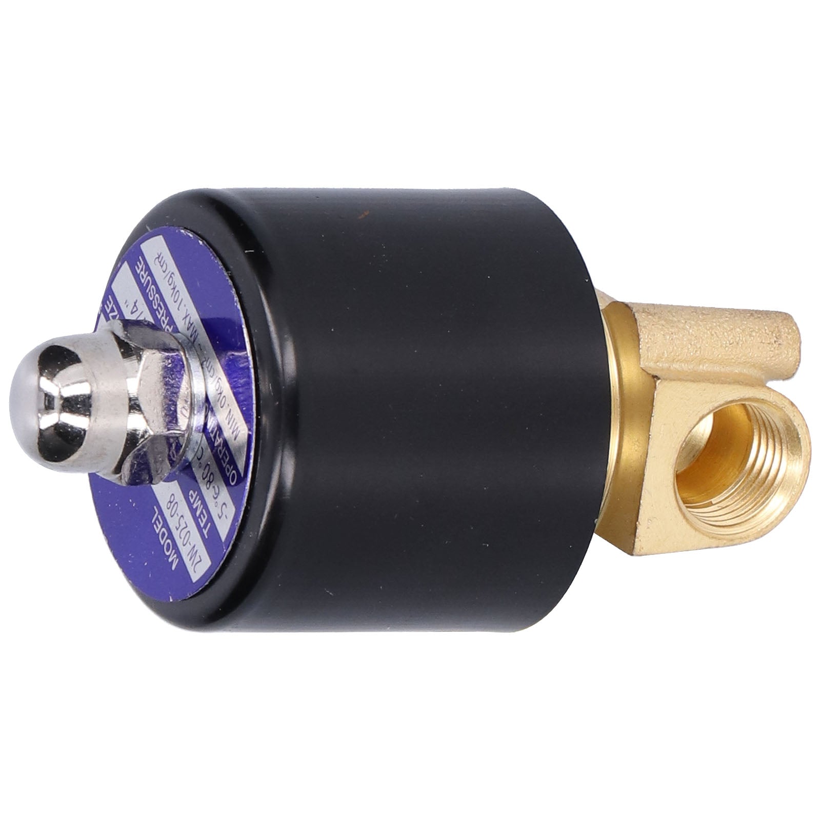 Electric Solenoid Valve Small Normally Closed for Water Air Diesel 1/4in 2W‑025‑08AC110V