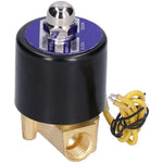 Electric Solenoid Valve Small Normally Closed for Water Air Diesel 1/4in 2W‑025‑08AC110V