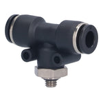 10pcs Pneumatic Tube Fitting Durable PVC External Thread Connection Accessories for Automation Equipment04-01C