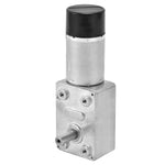 DC Worm Gear Motor 15mm Double Shaft Speed Reduction Drive Device with Encoder JGY‑370DC12V 23RPM