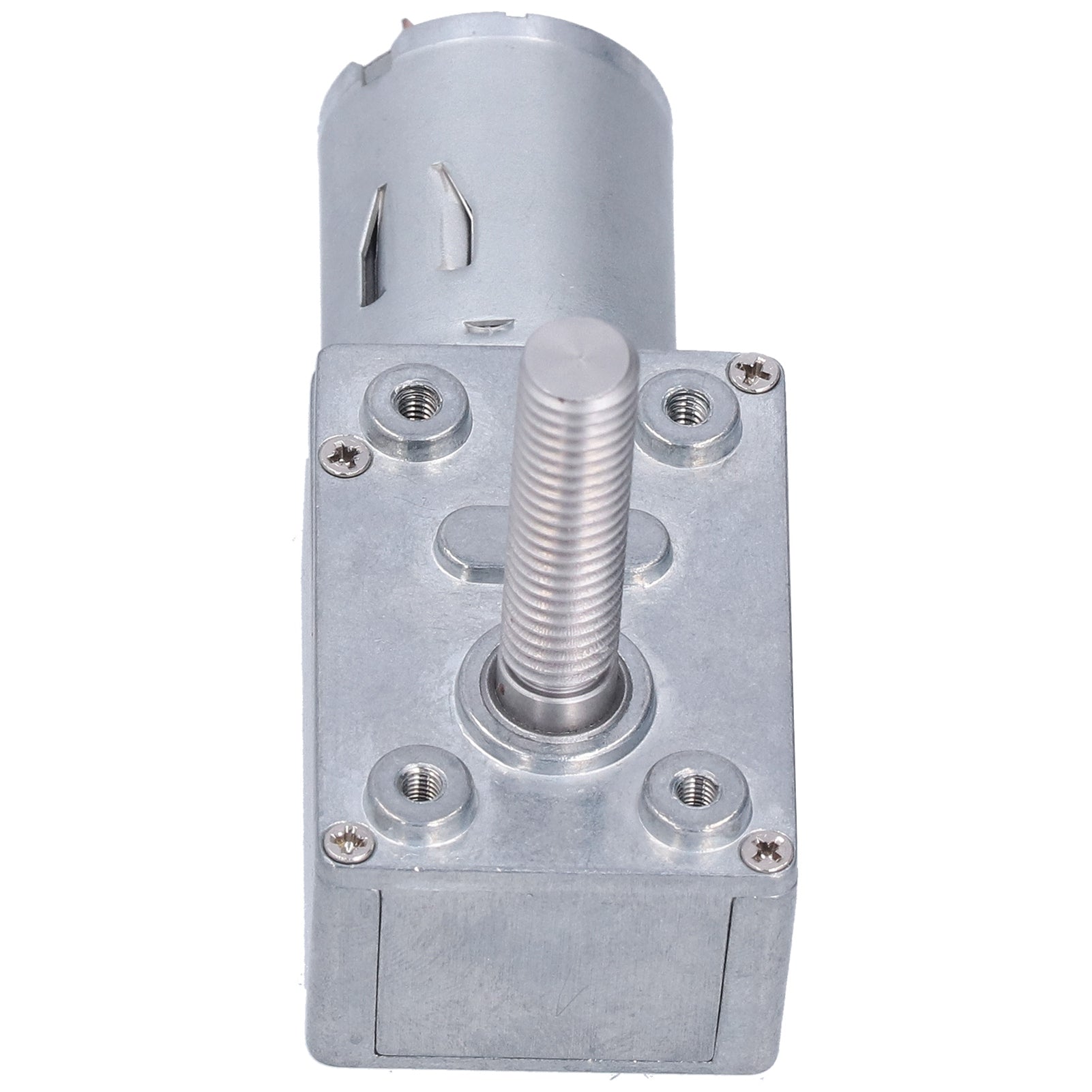 Worm Gear Motor Silent Durable Wearproof Rustproof High Thermal Conductivity Low Corrosion Resistant Low Speed Gear ReducerDC6V 23RPM