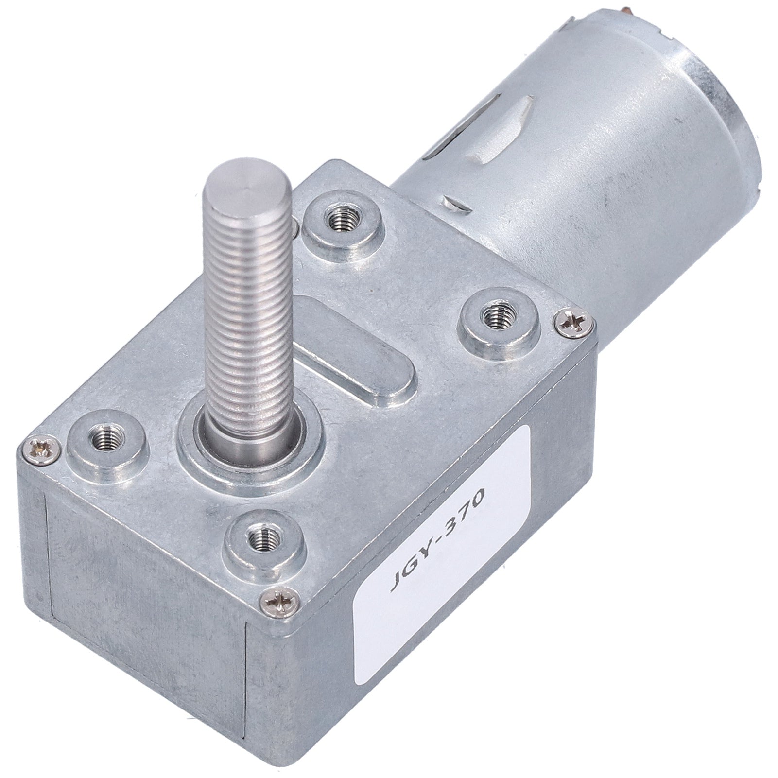 Worm Gear Motor Silent Durable Wearproof Rustproof High Thermal Conductivity Low Corrosion Resistant Low Speed Gear ReducerDC6V 23RPM