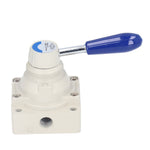 Rotary Lever Hand Valve Air Flow Control 0~1.0mpa 0‑145Psi 2 Position 4 Way Pneumatic Switch4HV210‑08