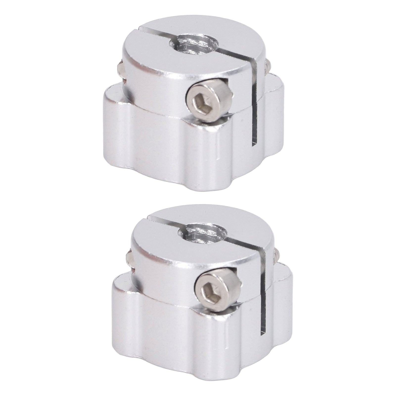 2PCS 8mm Clamping Collars High Load Aluminum Alloy Round Parts Shaft Clamp 3310‑0016‑5008