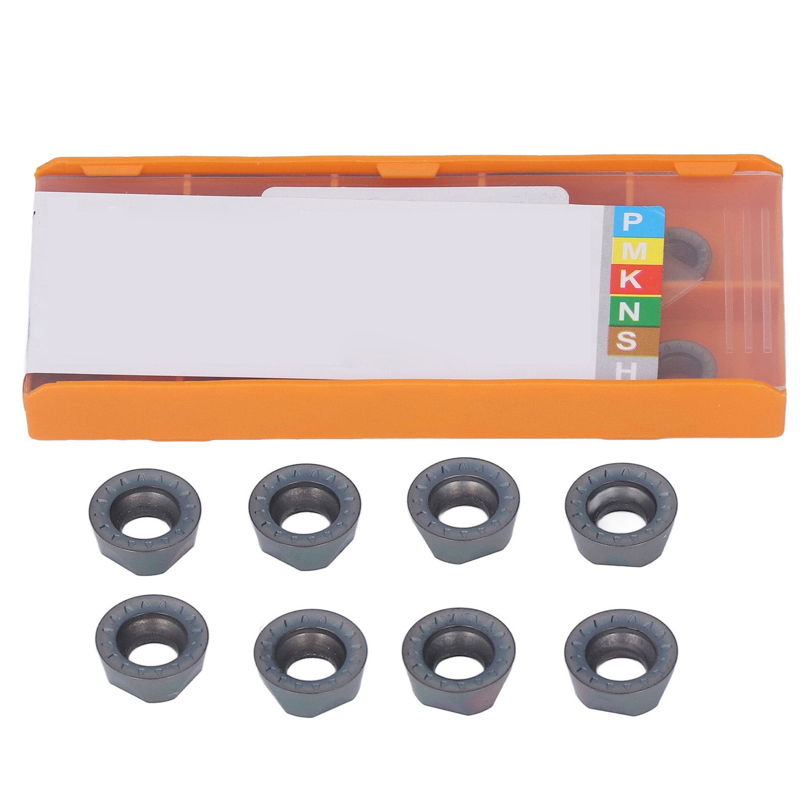 10Pcs Carbide Turning Inserts Round Coated Blade for Wood Metal Milling CNC Lathe Tool Holder