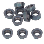 10Pcs Carbide Turning Inserts Round Coated Blade for Wood Metal Milling CNC Lathe Tool Holder