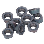 10Pcs Carbide Turning Inserts Round Coated Blade for Wood Metal Milling CNC Lathe Tool Holder