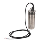Submersible Deep Well Pump High Flow Solar Energy Stainless Steel Body Red Copper Coil Water Pump 1/2in 120W DC12V 10A