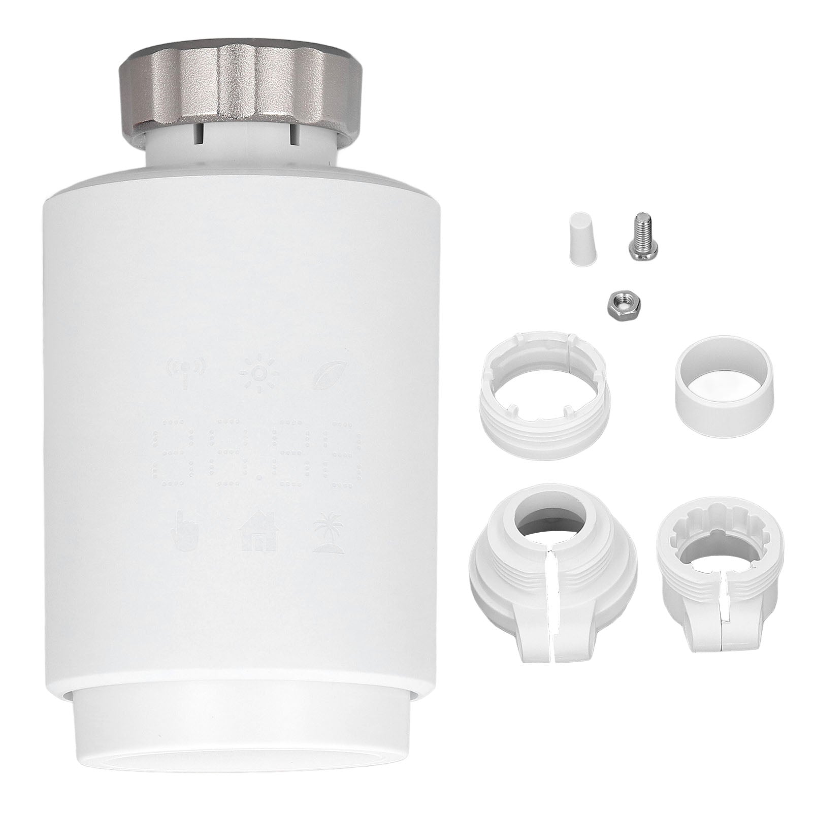 Smart Radiator Valve Remote Voice Control Thermostat Valve with Backlight IP20 Protection