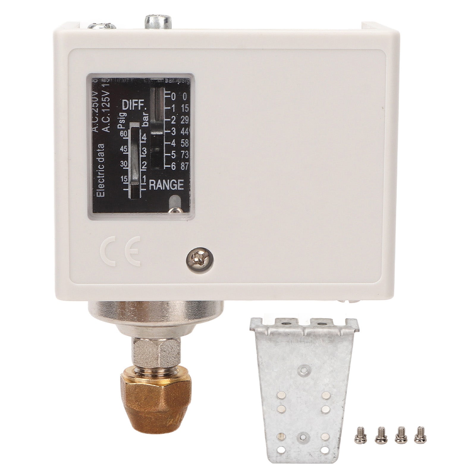 Air Pressure Switch Compressor Boiler Dryer Controller Heavy Duty 6kg AC125V