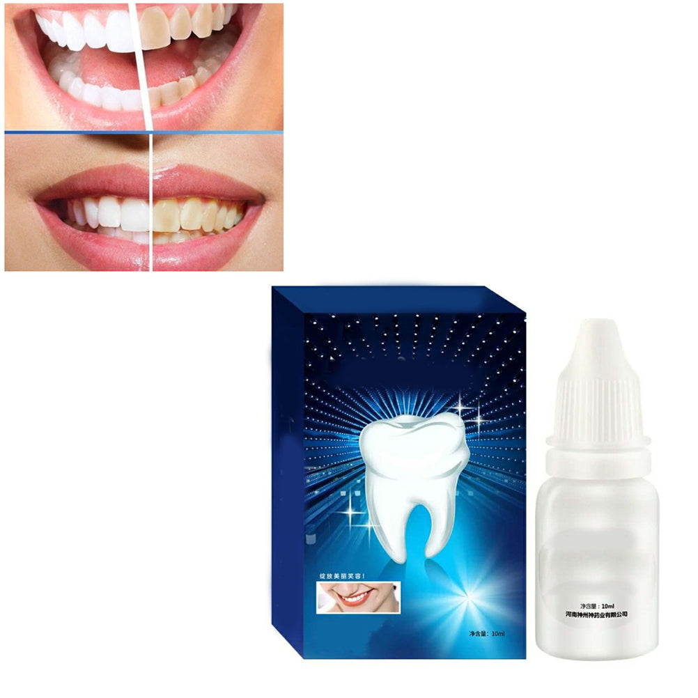 10ml Teeth Whitening Serum Powder Oral Hygiene Cleaning Serum Removal Tooth Bleaching Dental Tools