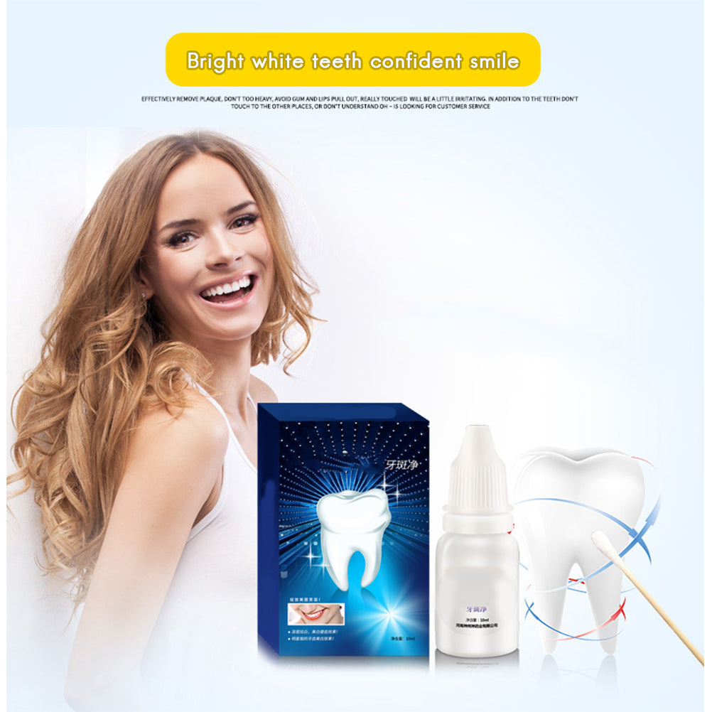 10ml Teeth Whitening Serum Powder Oral Hygiene Cleaning Serum Removal Tooth Bleaching Dental Tools