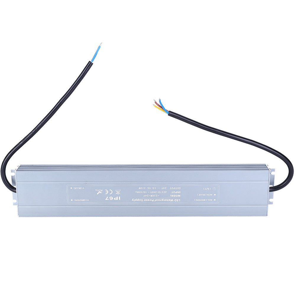 Ultra Thin Waterproof Power Supply HRUW-250W-24V 170-240VAC Industrial Accessory (50 / 60HZ)