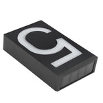 Outdoor Solar Power LED Number Sign Light House Hotel Store Door Address Lights Plate(Numéro 5 )