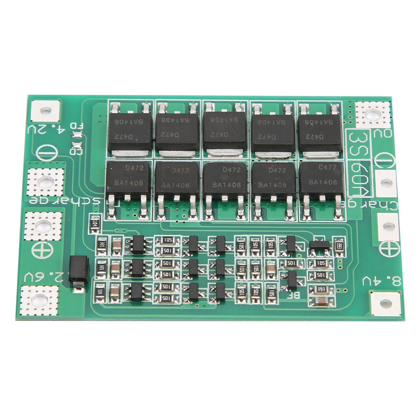Lithium Battery Protection Board 3 Serial Port 60A Liion Charger Enhanced Version DC12.6V