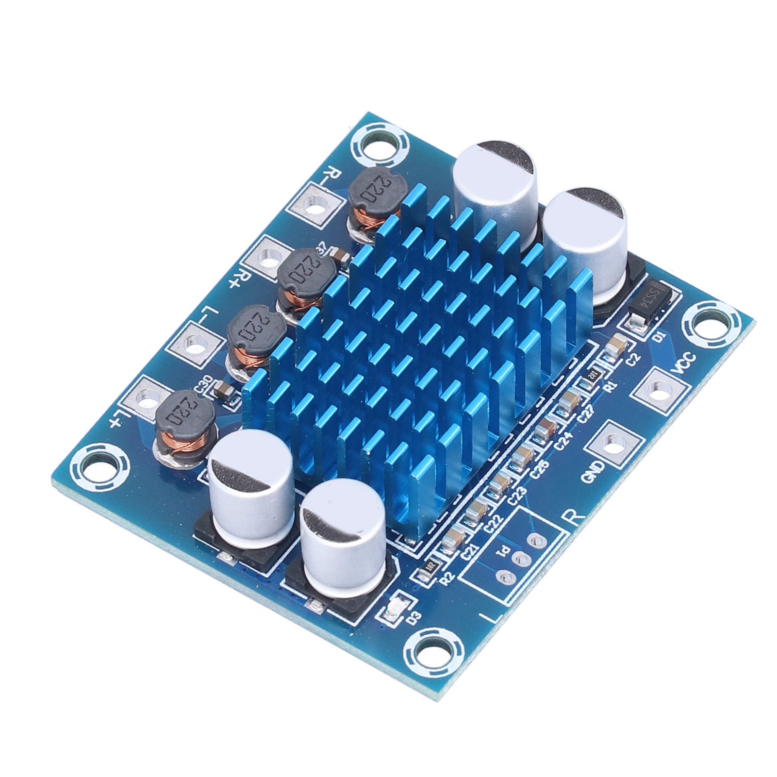 Digital Amplifier Board Digital Dual Channel Audio Power Amplifier Board 30W DC8‑26V