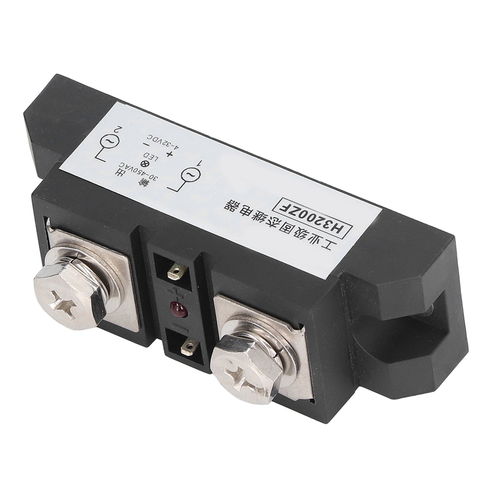 200A Industrial Solid State Relay 4 to 32VDC Input 30 to 450VAC Output 2500V Insulation Withstand Voltage Industrial SSR