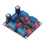 Chip Driver Board 2 Power Supply 4 Channel Pre Amplifier Module NE5532 5W DC12V‑15V