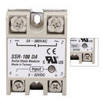 Single Phase Solid State Relay Low Noise No Spark Relay Module for Power Control Application SSR 100DA