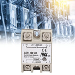 Single Phase Solid State Relay Low Noise No Spark Relay Module for Power Control Application SSR 100DA