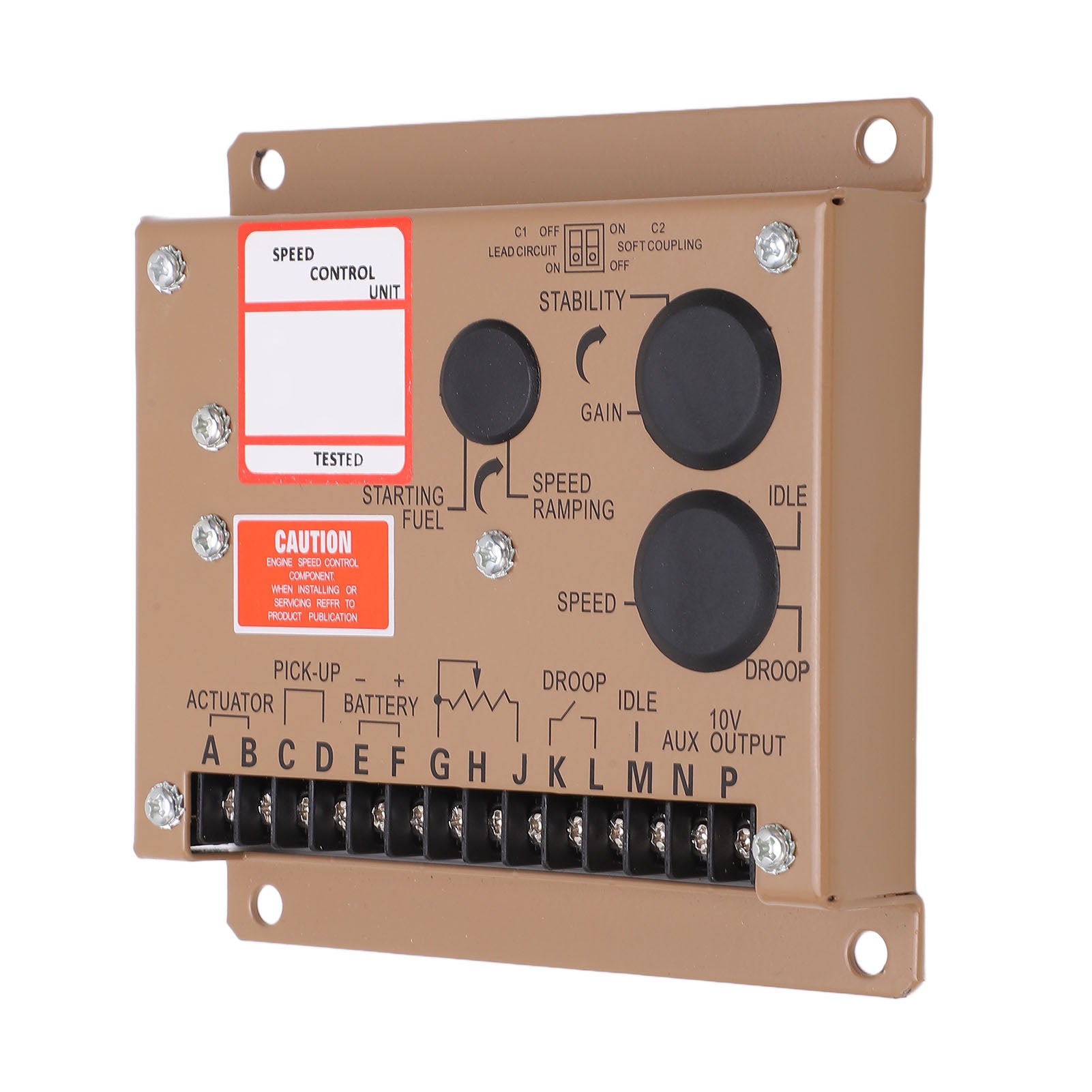 Generator Speed Control Unit Panel Fuel Controlling Aluminium Alloy Generator Speed Controller Governor ESD5522