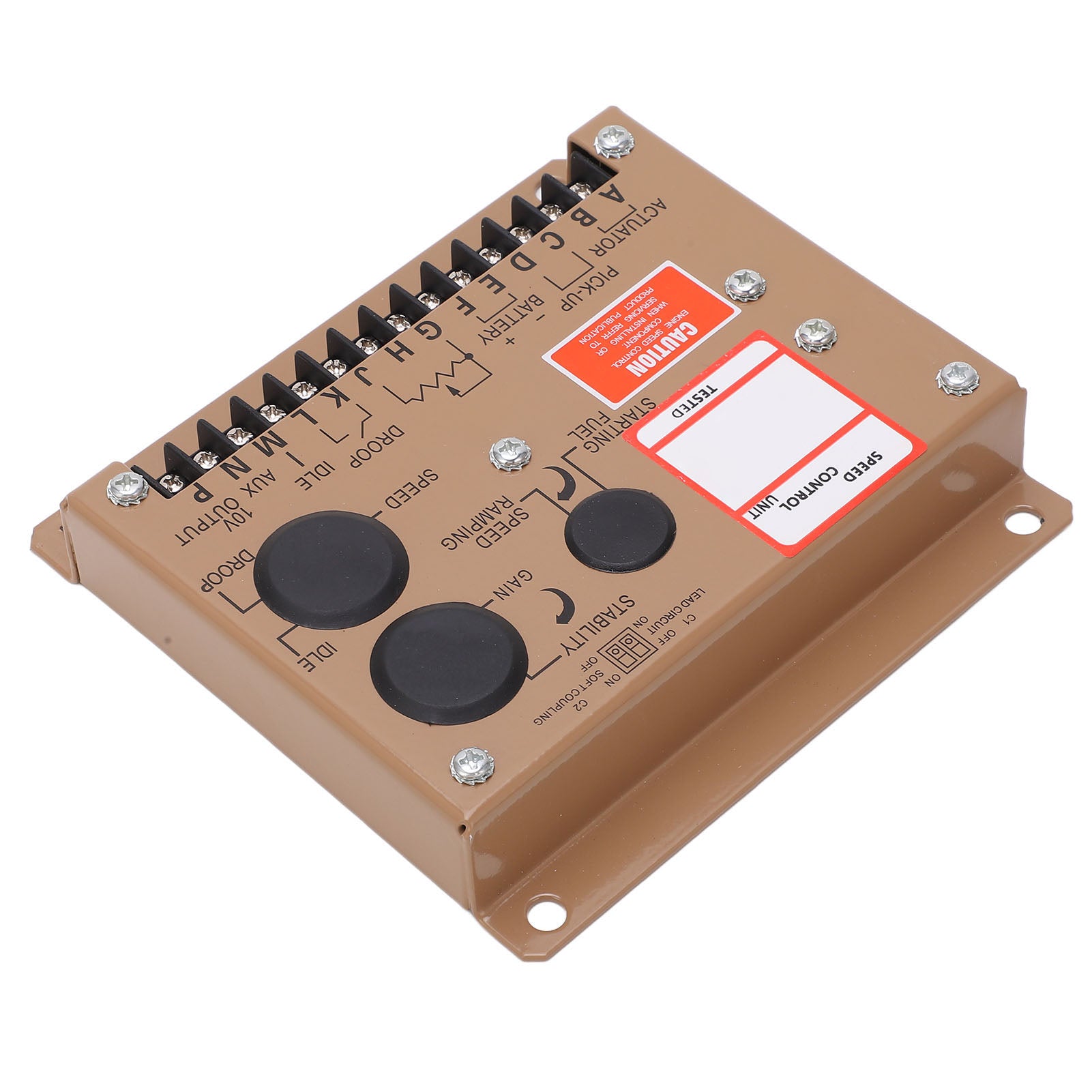 Generator Speed Control Unit Panel Fuel Controlling Aluminium Alloy Generator Speed Controller Governor ESD5522