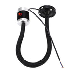 Round Magnetic Base Gooseneck Light Industrial LED CNC Machine Tool Lathe Work Lamp AC220V 3W