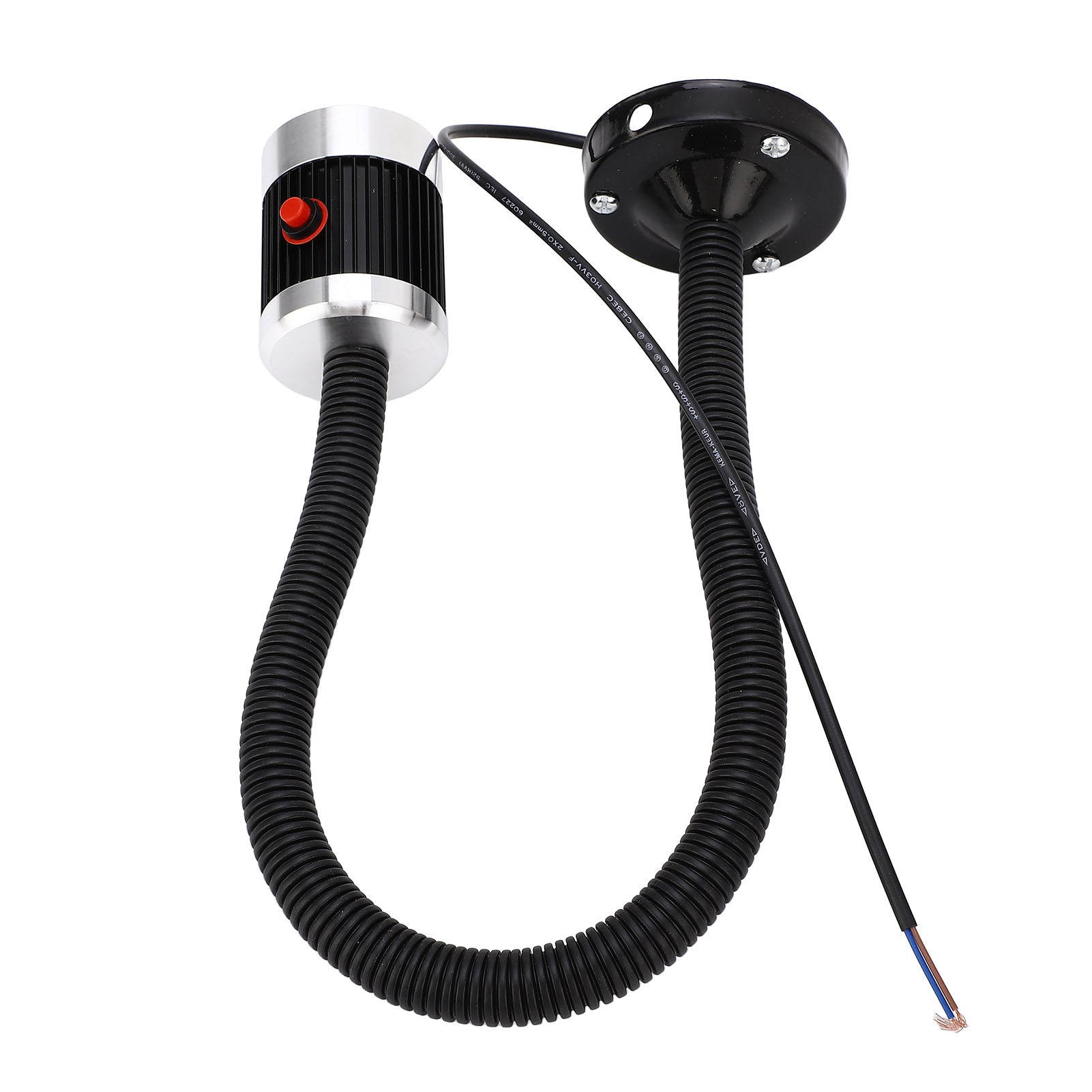 Round Magnetic Base Gooseneck Light Industrial LED CNC Machine Tool Lathe Work Lamp AC220V 3W