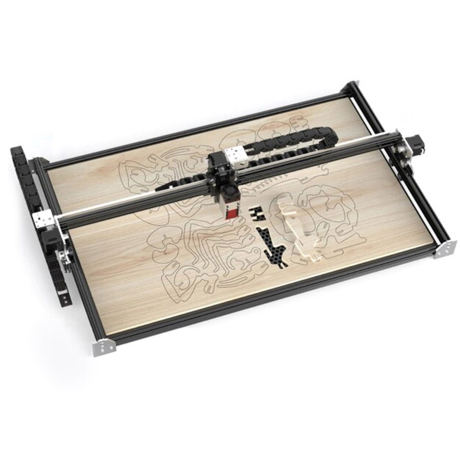 NEJE Laser Engraver Kit Large Engraving Area Strong Compatibility Laser Machine for Black Acrylic Plastic UK Plug 100-240V