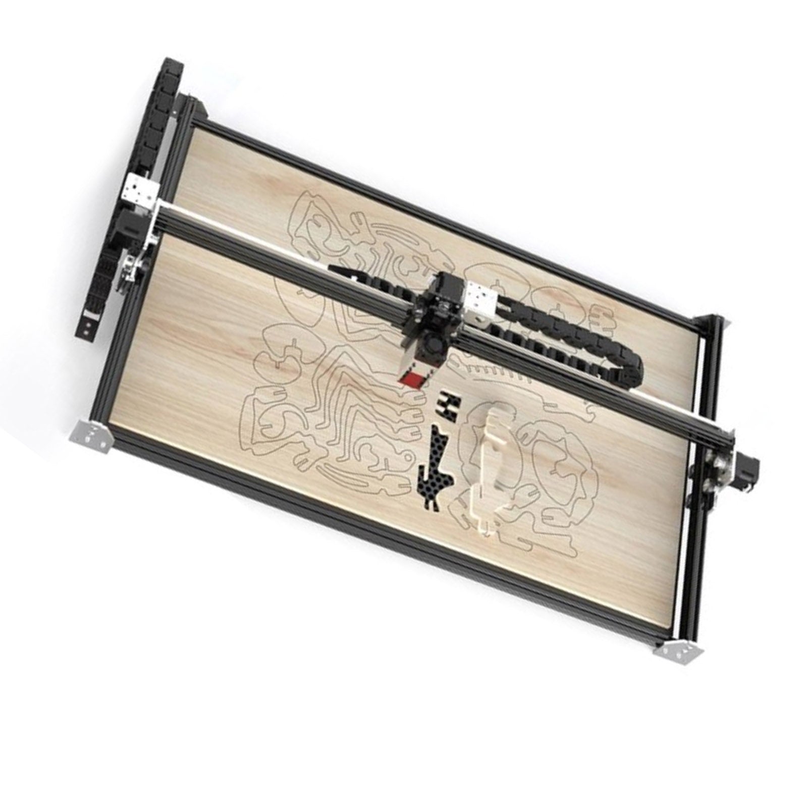 NEJE Laser Engraver Kit Large Engraving Area Strong Compatibility Laser Machine for Black Acrylic Plastic UK Plug 100-240V