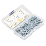 110Pcs Self Drilling Screw Hex Washer Head M4.2 6 Sizes Fastener Assortment Set Kit
