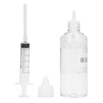 Ink Cleaning Solution Strong Dissolve Ability Nozzle Dye Cleaning Fluid with Syringe for Inkjet Printer