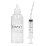 Ink Cleaning Solution Strong Dissolve Ability Nozzle Dye Cleaning Fluid with Syringe for Inkjet Printer