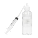 Ink Cleaning Solution Strong Dissolve Ability Nozzle Dye Cleaning Fluid with Syringe for Inkjet Printer