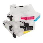 Ink Cartridges Compatible Refill Replacement With Permanent Chip 4 Colors for Inkjet Printer LC211