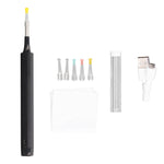 Ear Cleaner Camera Otoscope WiFi Wireless Connection Wax Removal Tool Cleaning Kit Set Black